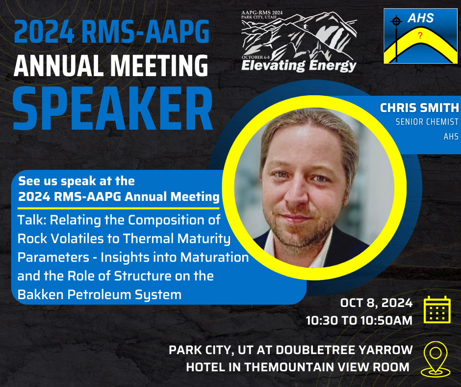 Oct. 8: Speaking at RMS-AAPG 2024